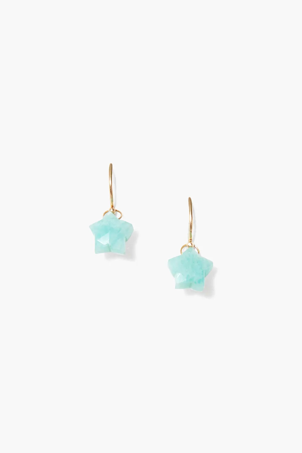 14k Stella Earrings Amazonite