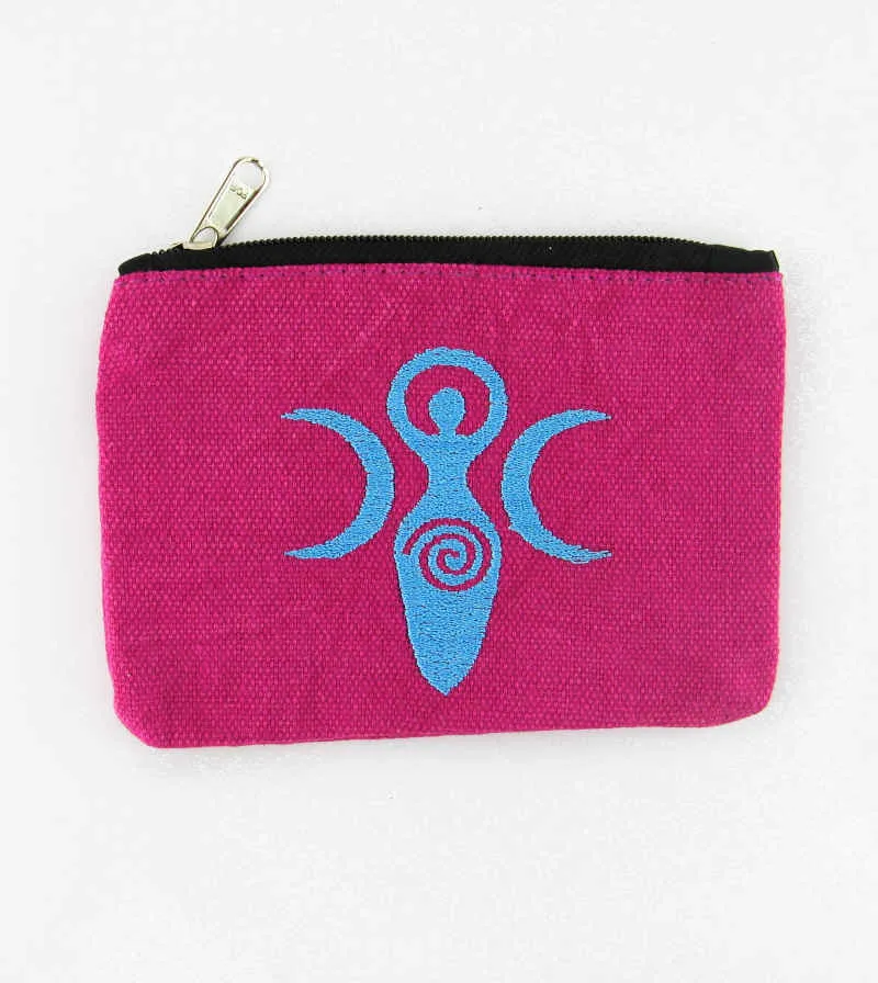 2-Tone Triple Moon Goddess Coin Purse