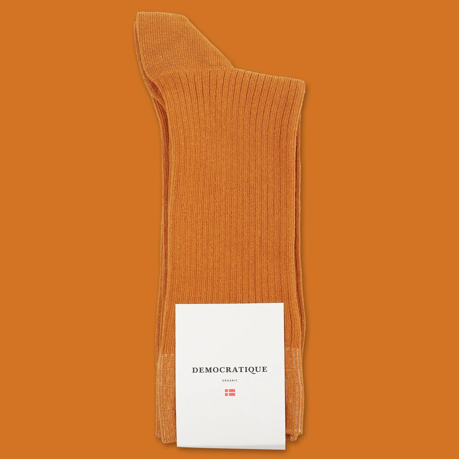 6-Pack Originals Fine Rib Socks Honey Orange