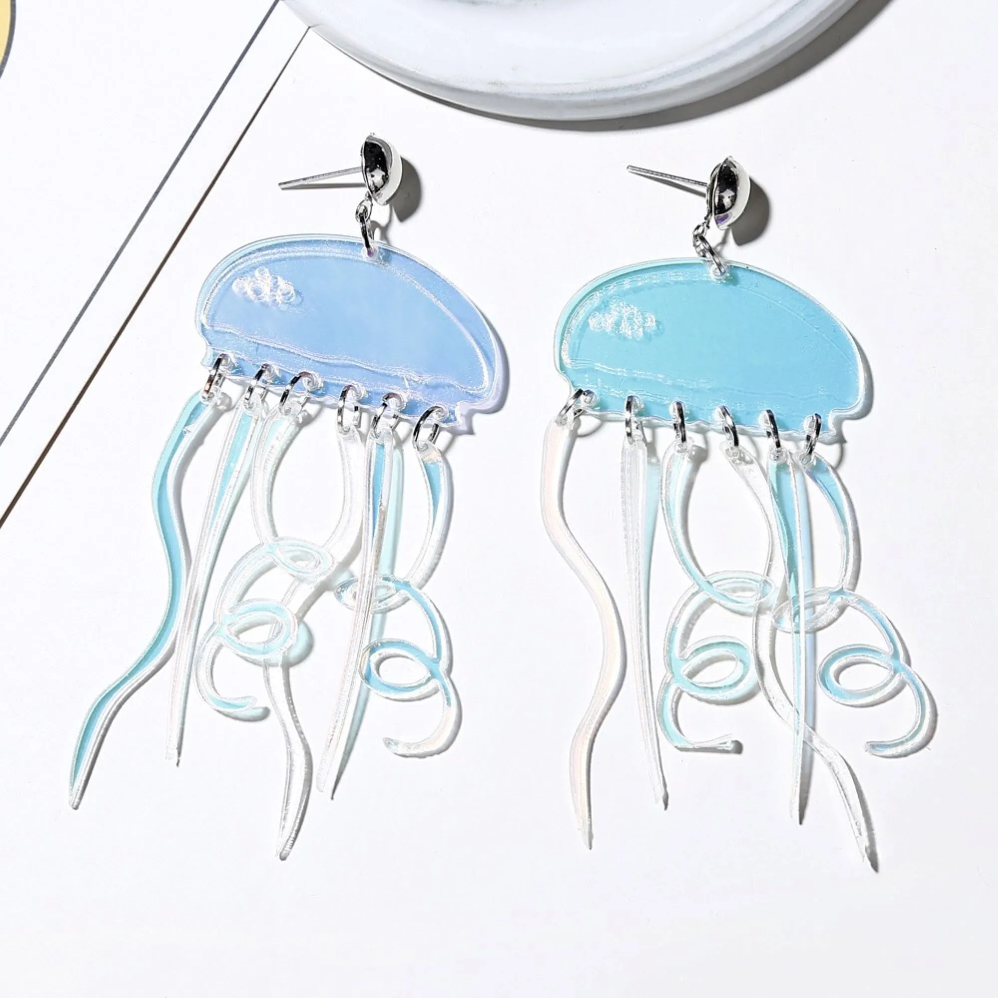 Acrylic Octopus Earrings