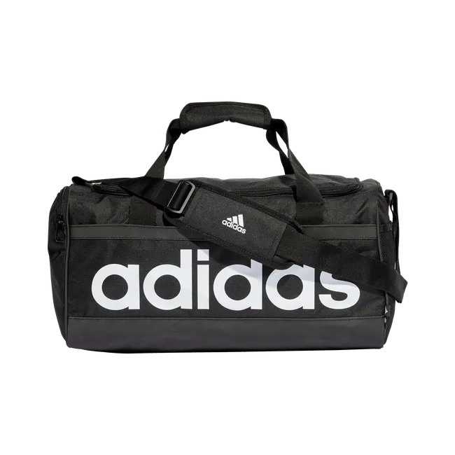 ADIDAS ESSENTIALS BLACK DUFFEL BAG (SMALL)