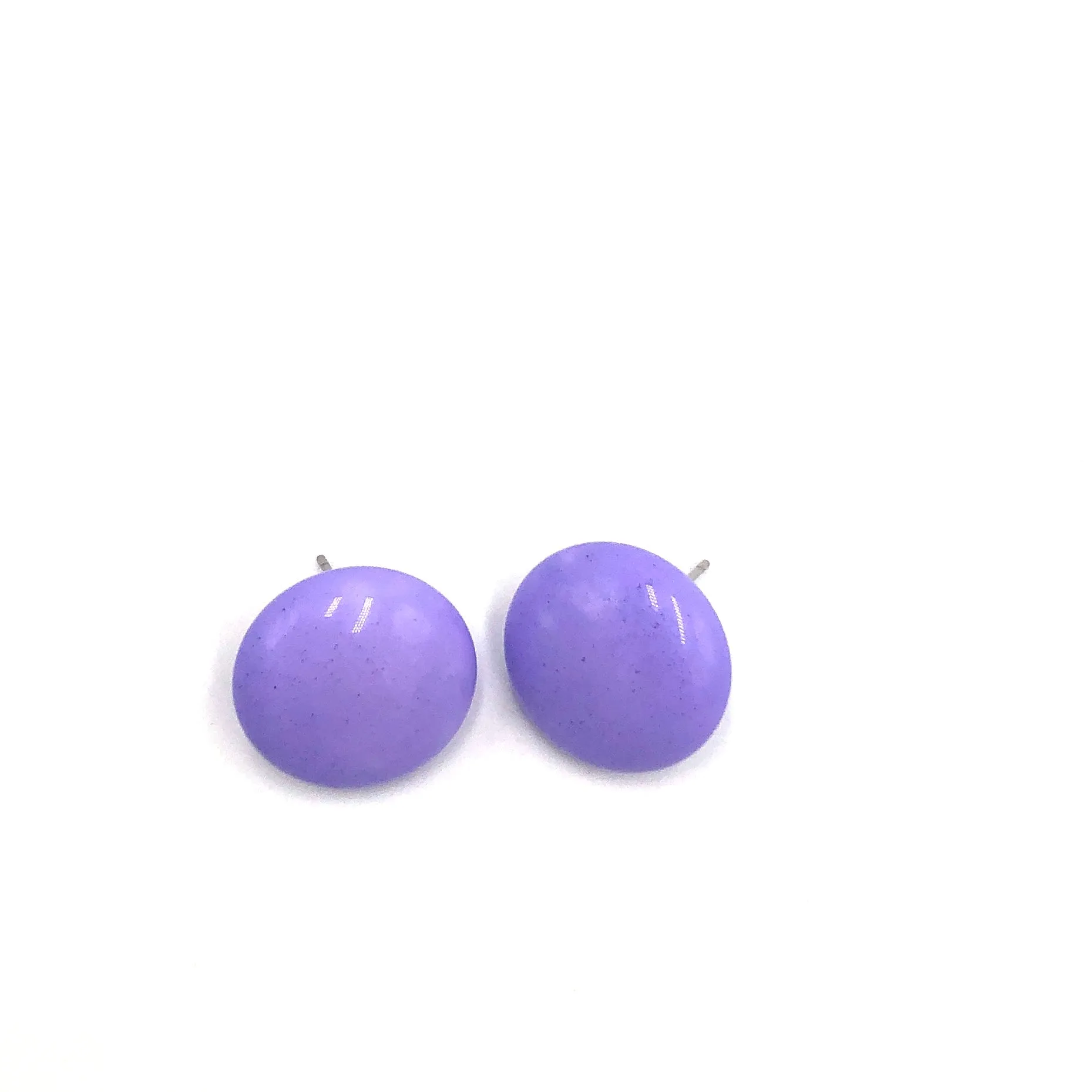 Allie Retro Button Stud Earrings