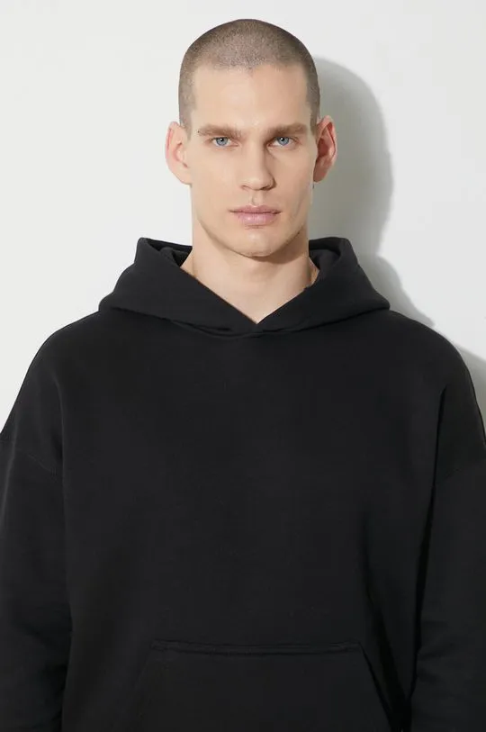 Alpha Industries sweatshirt Logo BP Hoody men's black color 146336