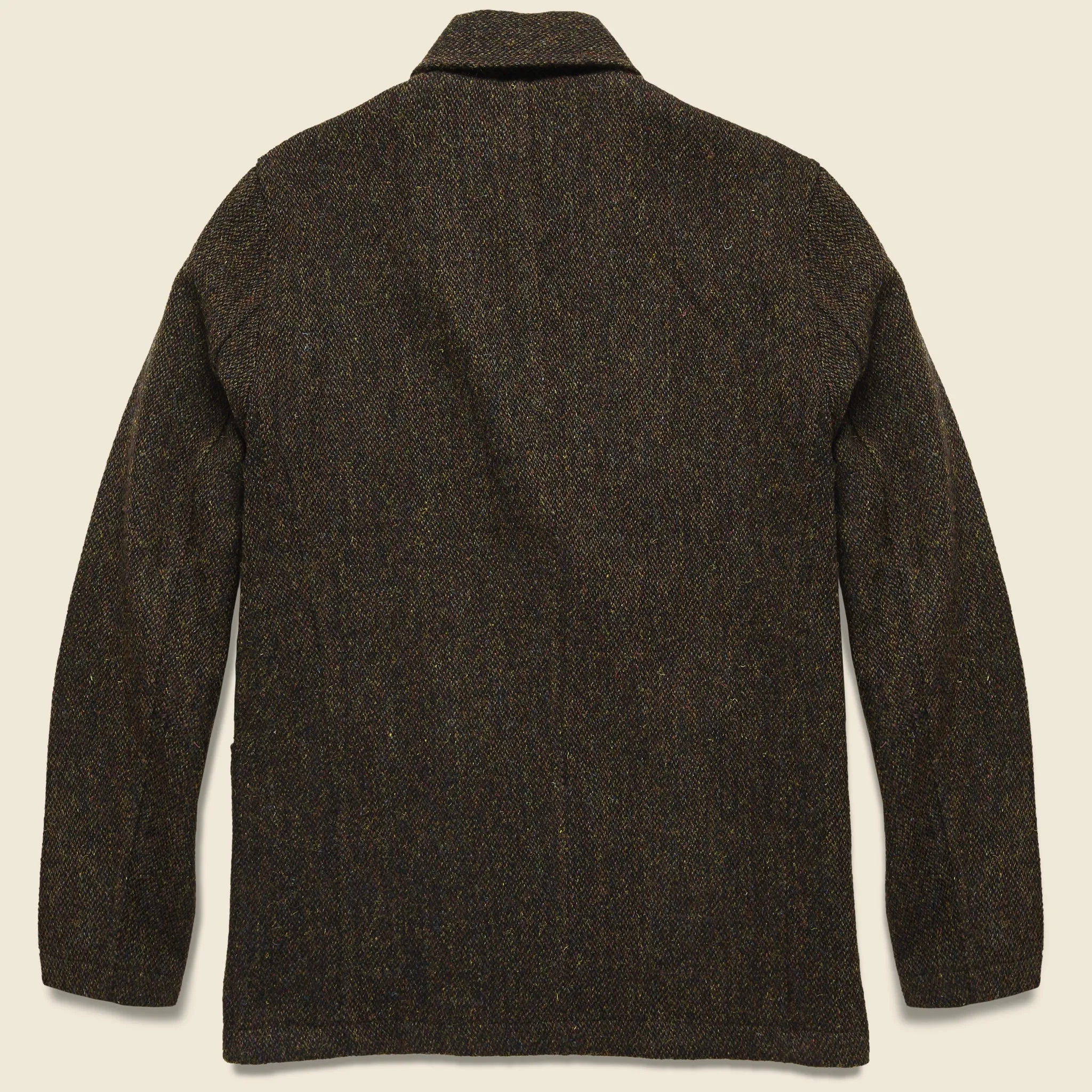 Bakers Jacket - Olive Brown Tweed