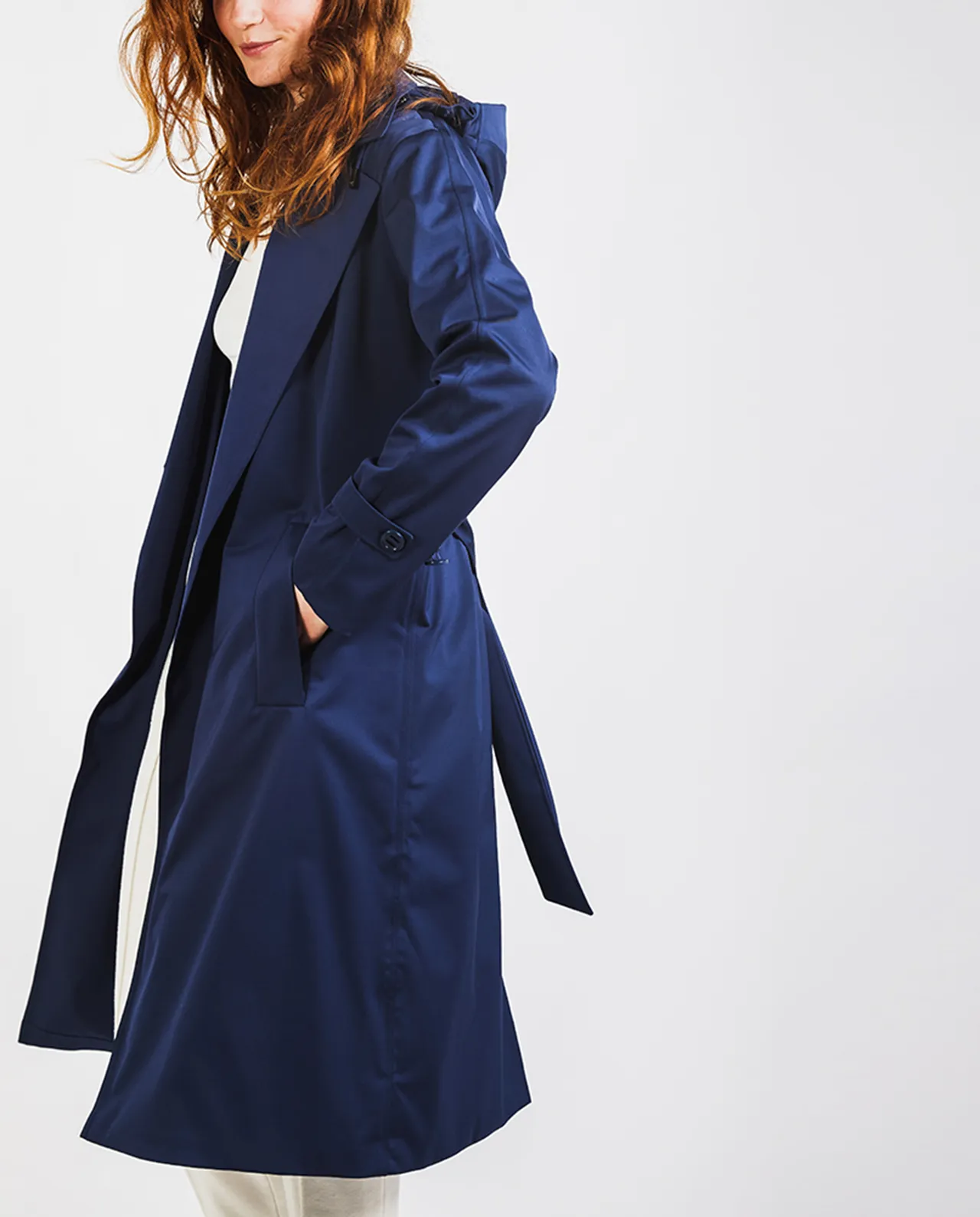 Best Waterproof Trench Night Sky - Navy Trench Women's | Protected Species