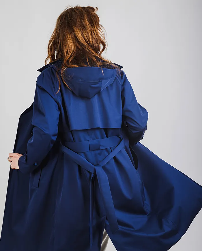 Best Waterproof Trench Night Sky - Navy Trench Women's | Protected Species