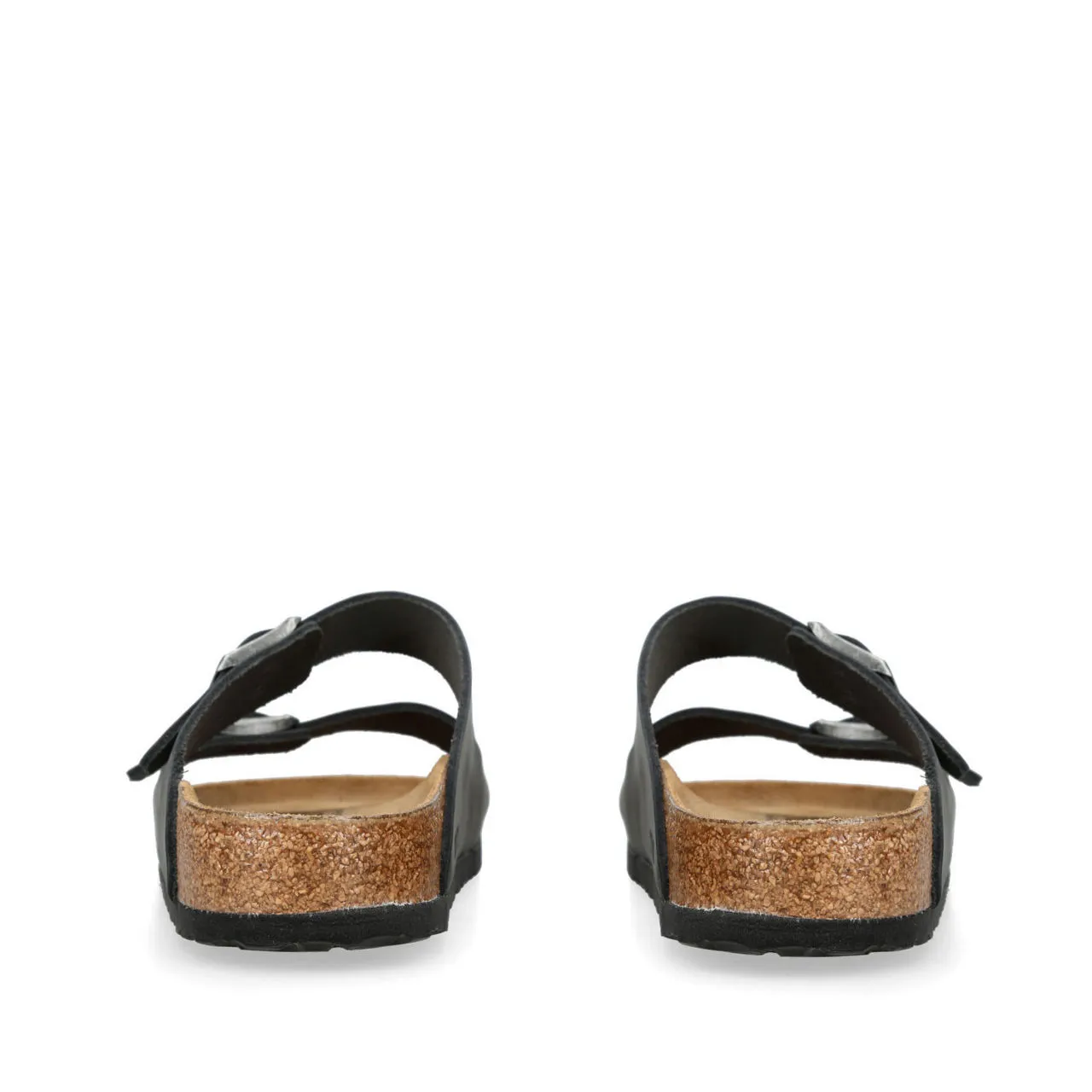 BIRKENSTOCK Arizona Leather Sandals - Black