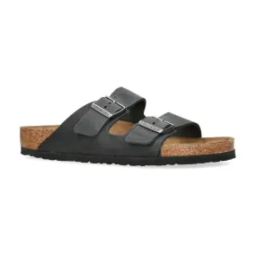 BIRKENSTOCK Arizona Leather Sandals - Black