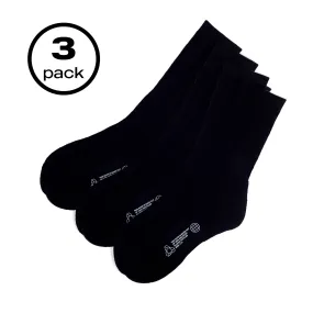 Black Sustainable Socks 3-Pack