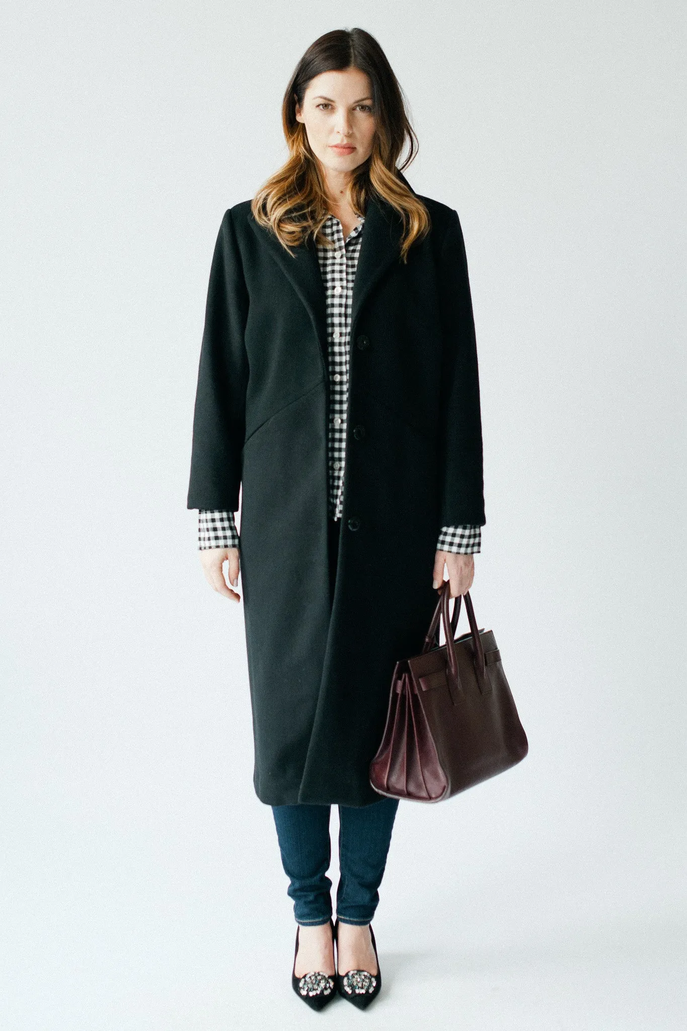 Bond Street Duster Coat - Black