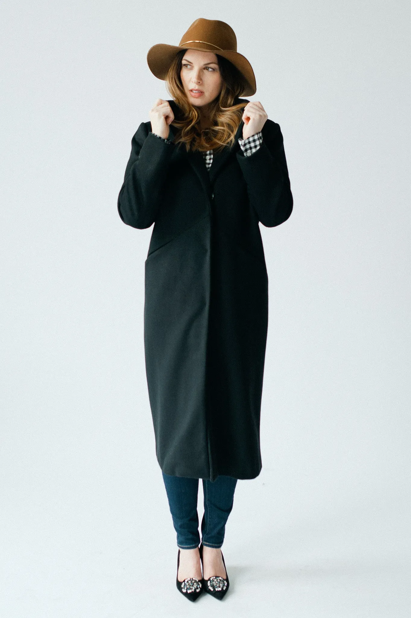 Bond Street Duster Coat - Black