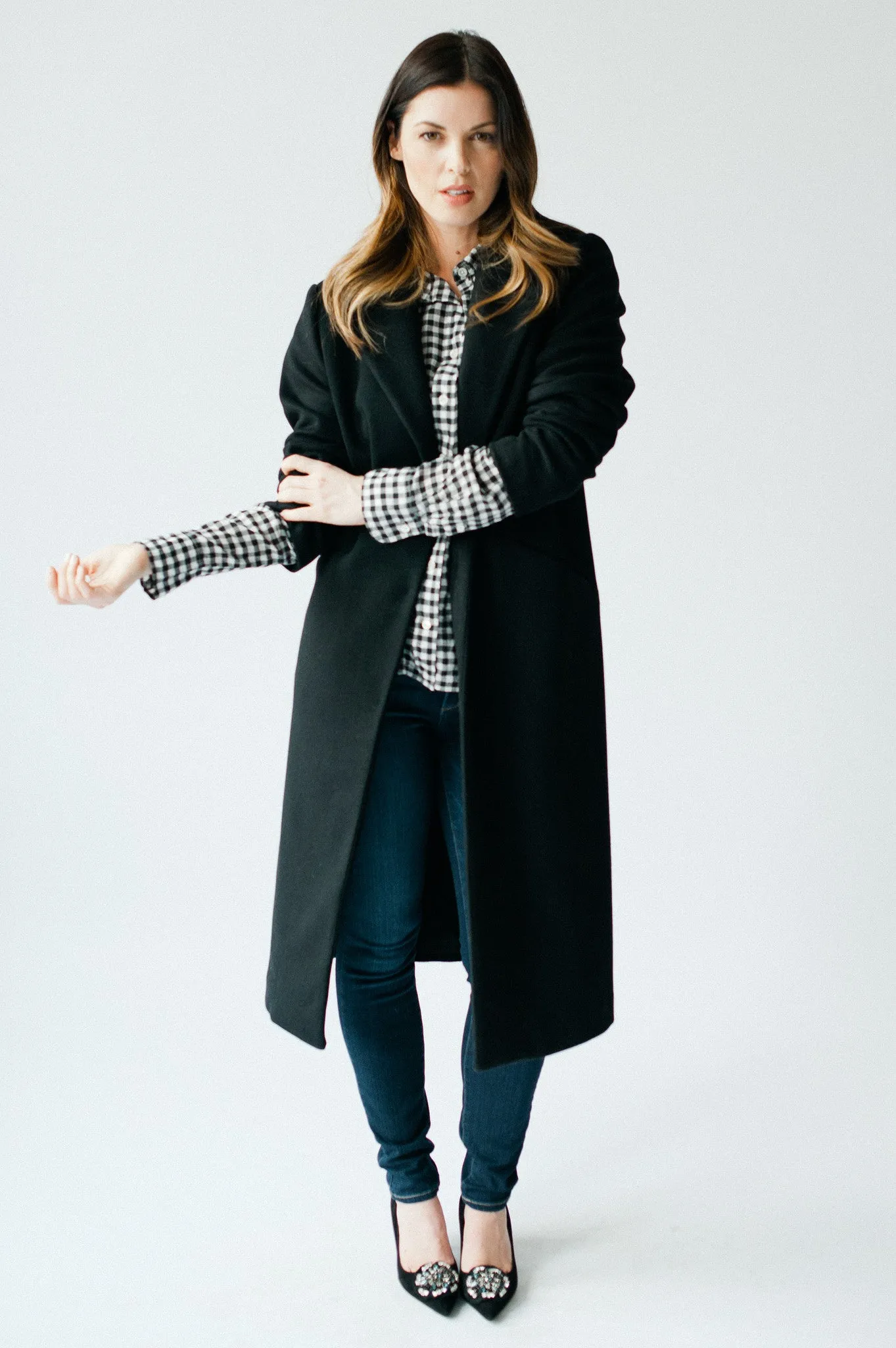 Bond Street Duster Coat - Black