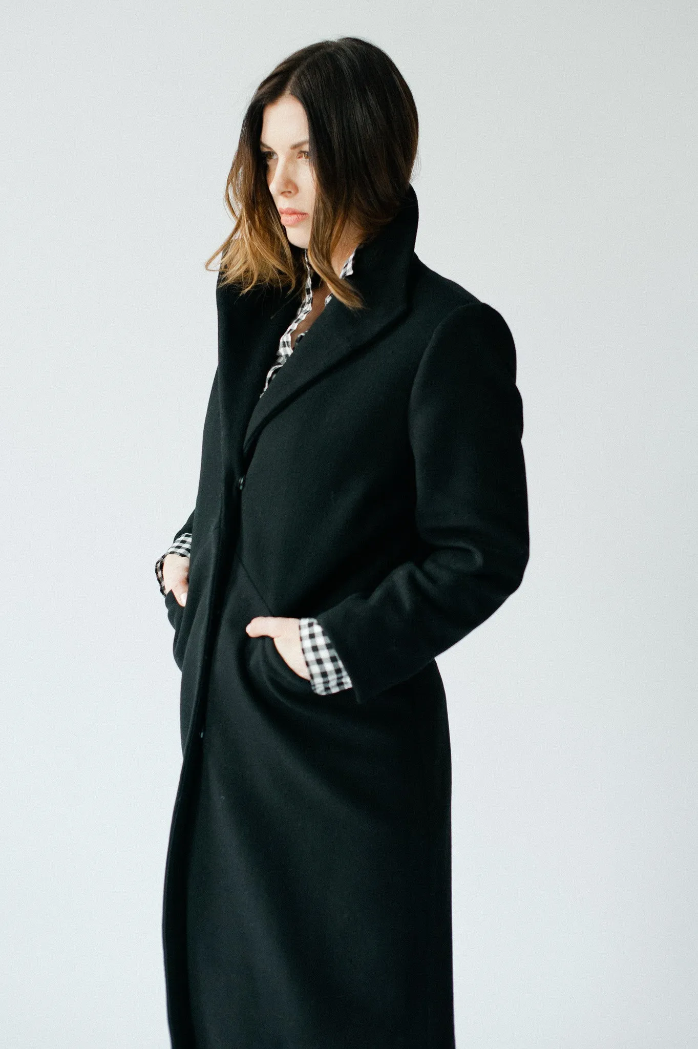 Bond Street Duster Coat - Black