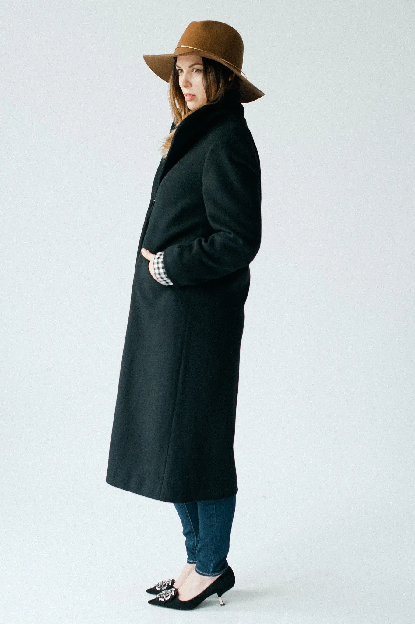 Bond Street Duster Coat - Black