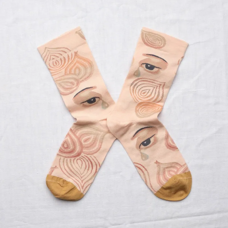 Bonne Maison Rosebud Eye Socks RO101