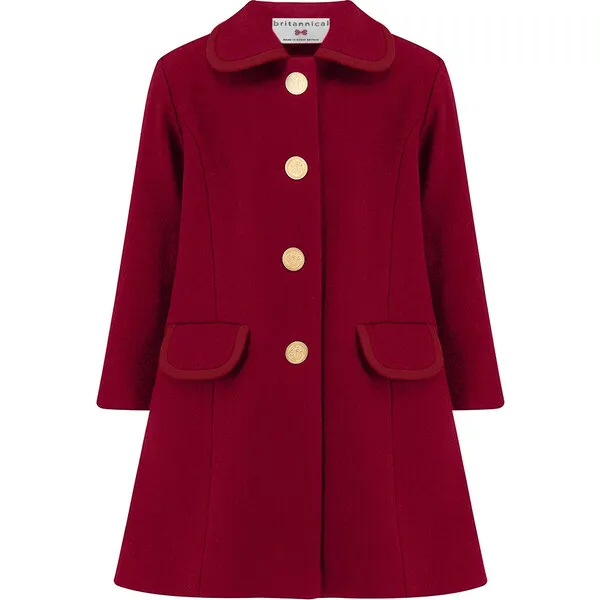 Britannical Kensington Coat - Belgravia Burgundy