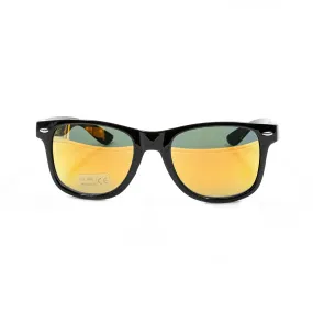 Brushed Black And Orange Sunnies