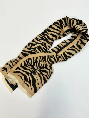 Carrey Tiger Striped Scarf