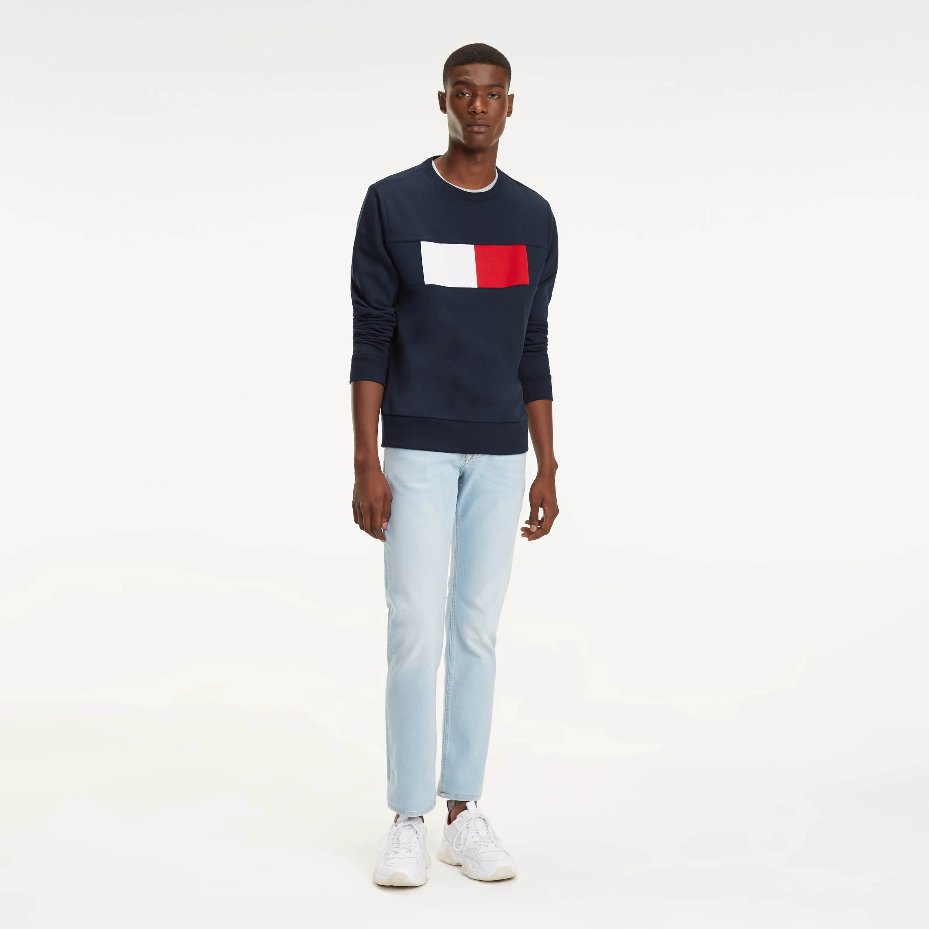 Colour-blocked Flag Sweatshirt | Hoodies | Tommy Hilfiger