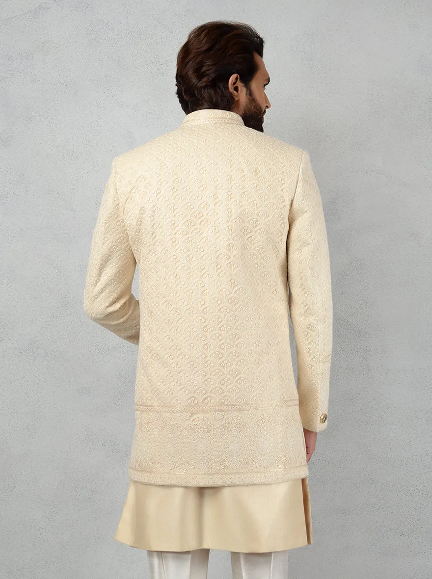 Cream Indowestern | TULA