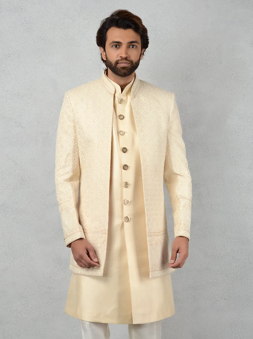 Cream Indowestern | TULA