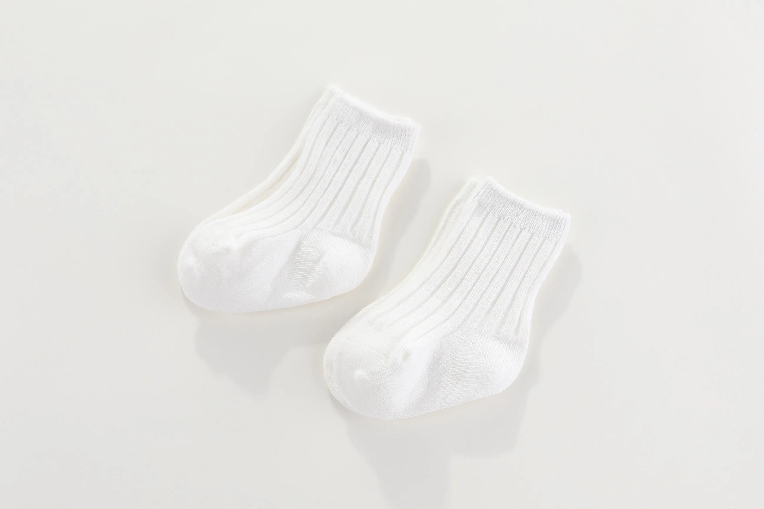 Crew ribbed socks 2 packs: 0-1, 1-2Y, 2-4Y, 4-6Y, 6-8Y