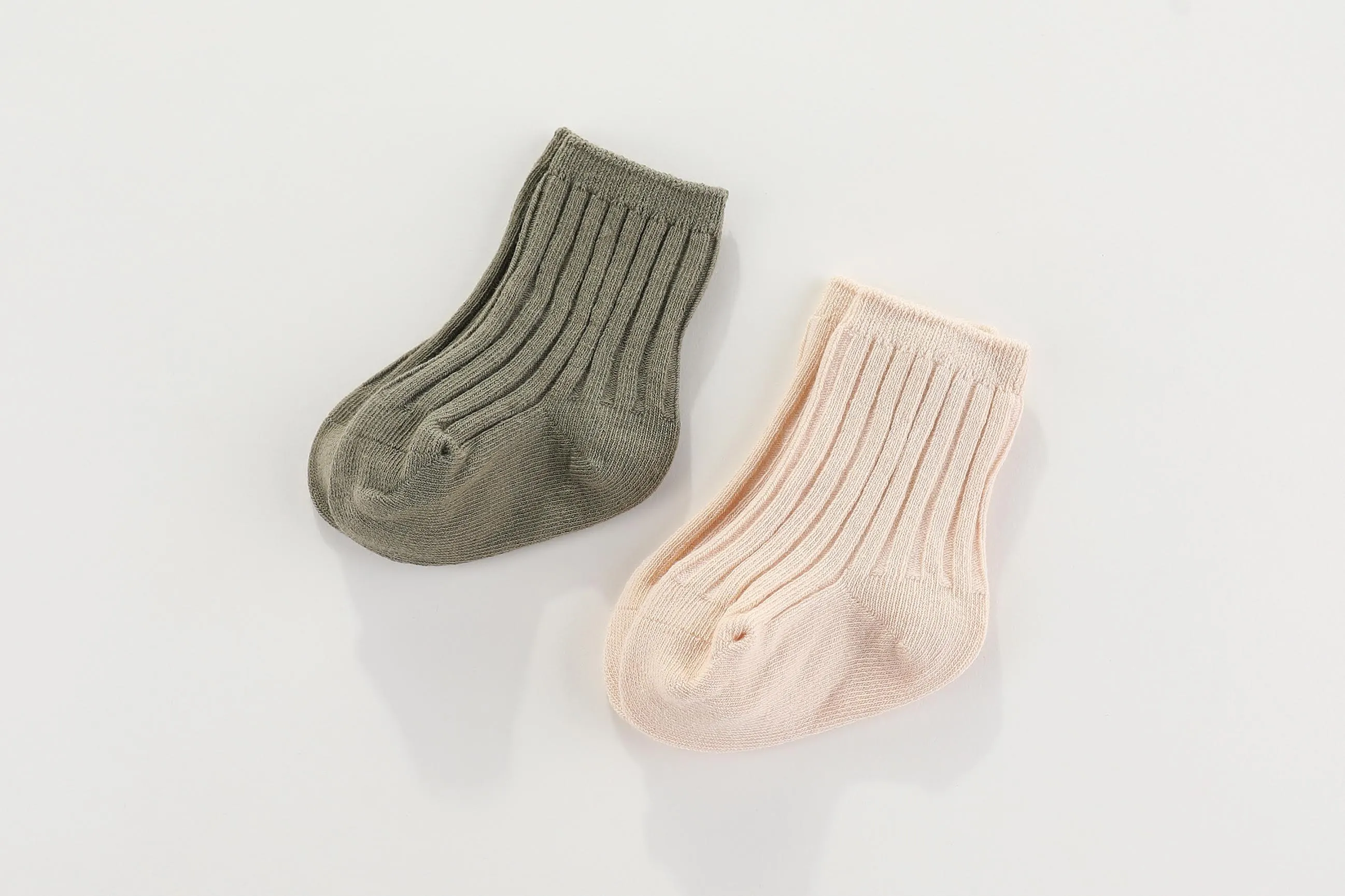 Crew ribbed socks 2 packs: 0-1, 1-2Y, 2-4Y, 4-6Y, 6-8Y