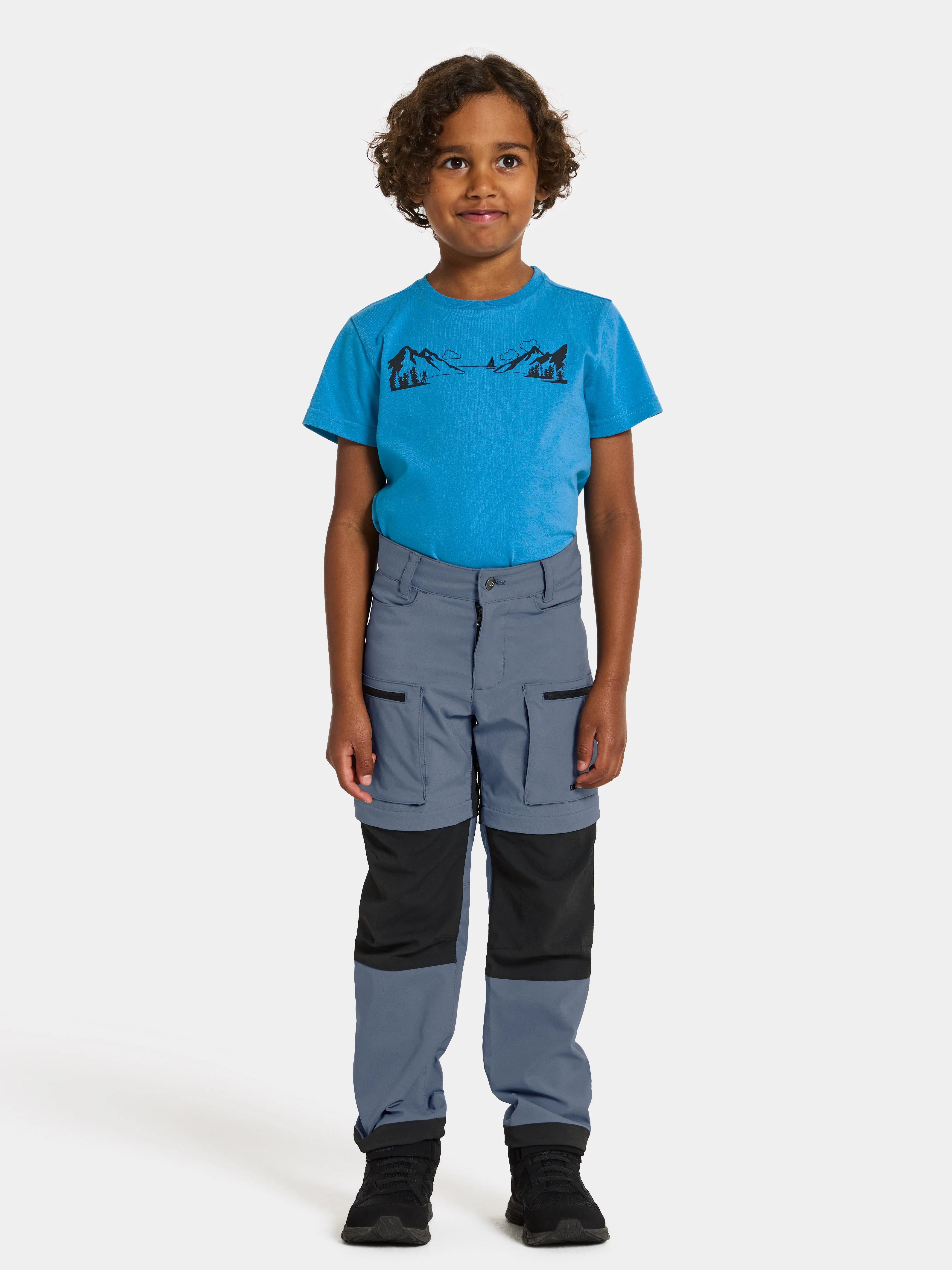 Didriksons Kids' Kotten Zip-Off Pants 2 True Blue | Buy Didriksons Kids' Kotten Zip-Off Pants 2 True Blue here | Outno