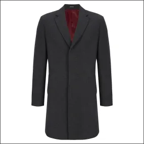 Douglas Dark Grey Bremner Tailored Overcoat