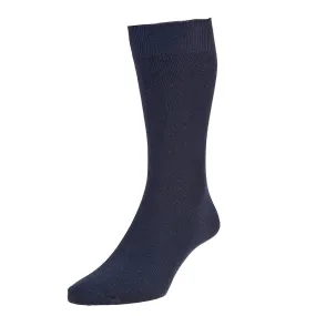 Executive Cotton Socks 3 Piece - Navy