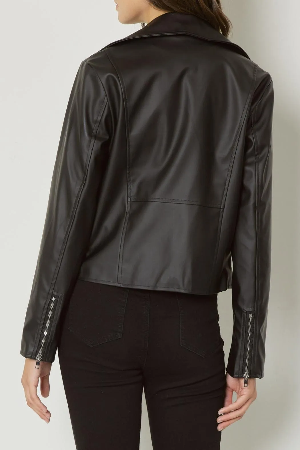 Faux Leather Jacket