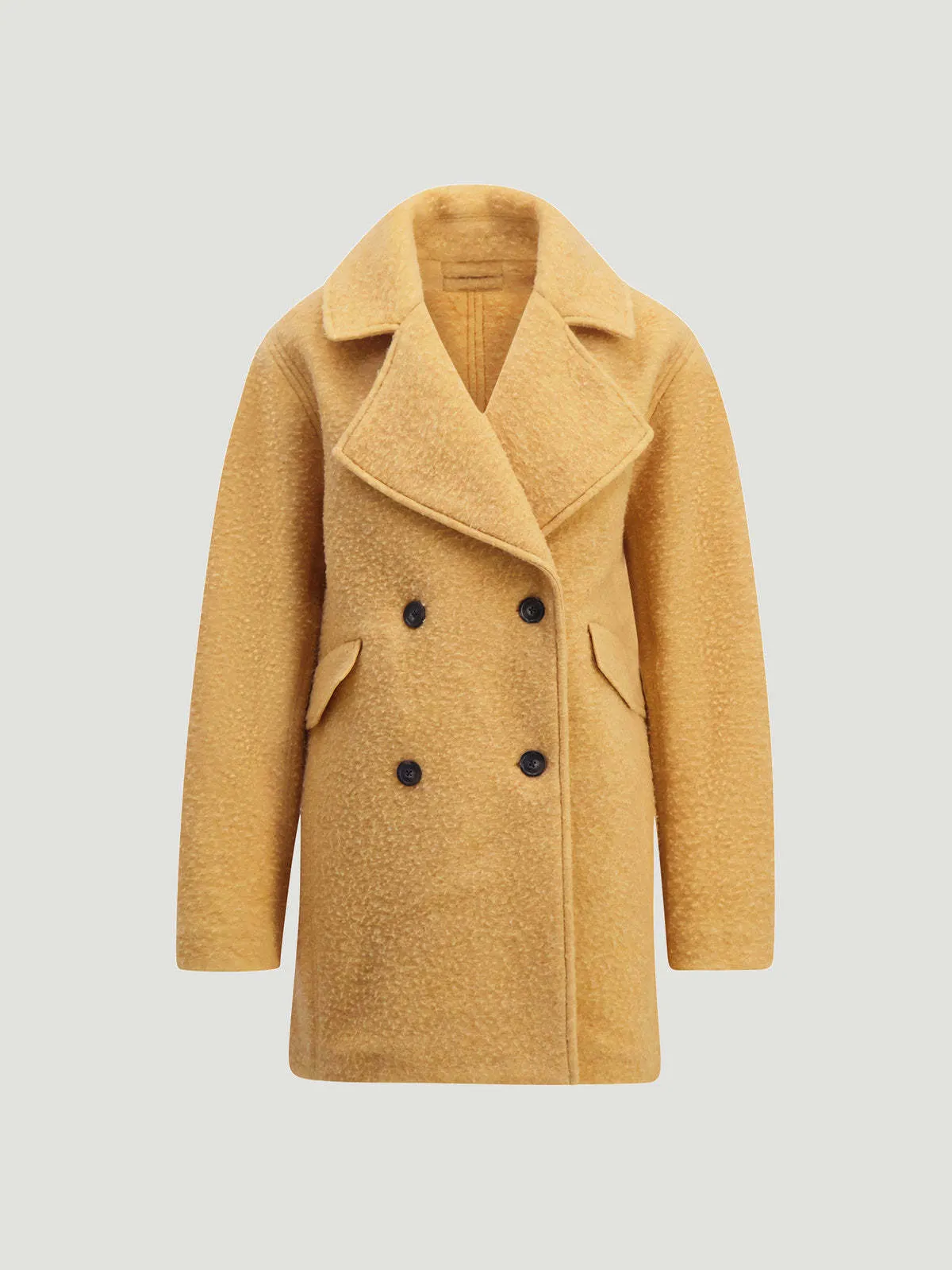 Fozia Coat - Yellow