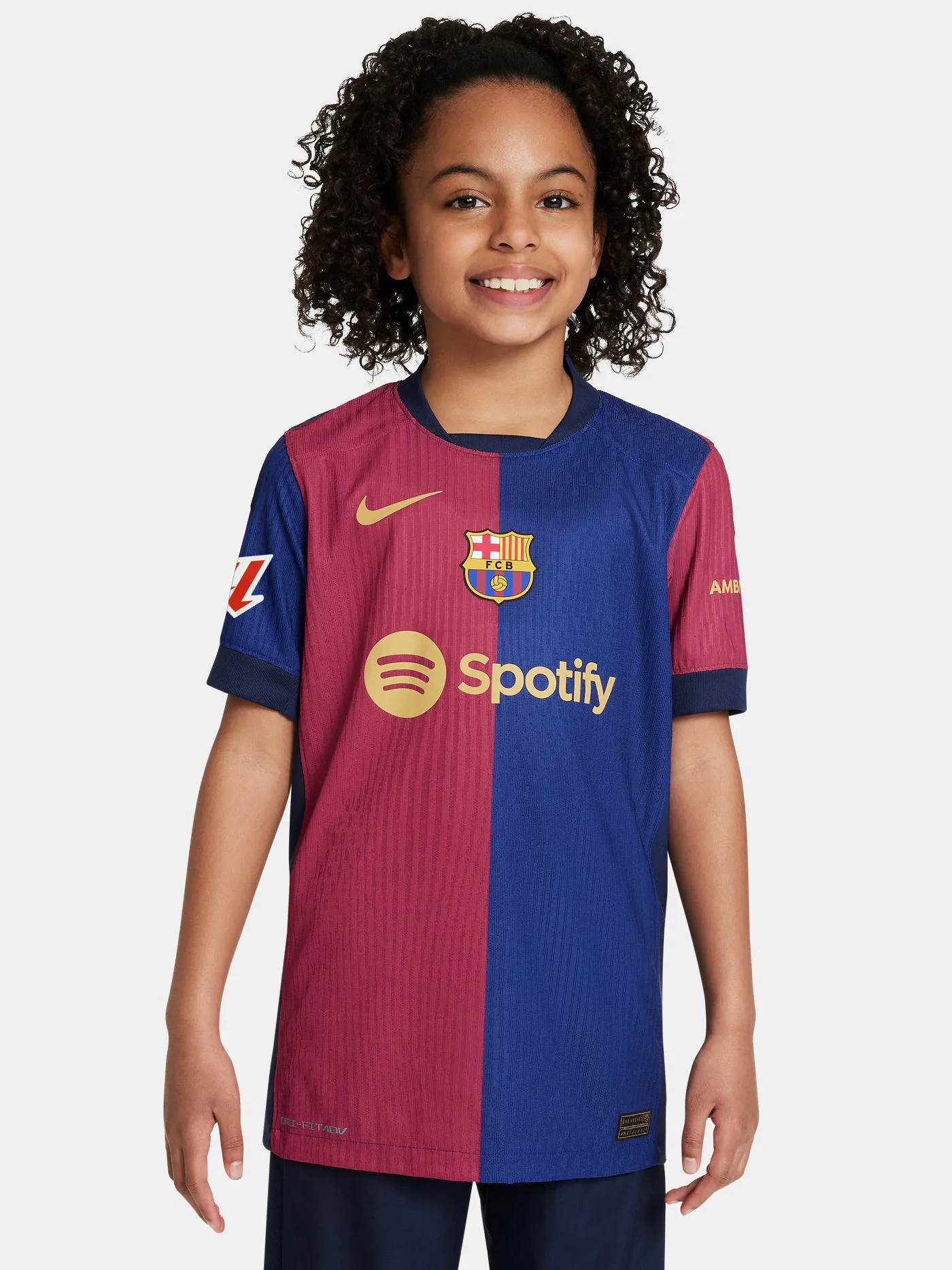 GAVI | LA LIGA Junior home jersey 24/25 FC Barcelona - Dri-Fit ADV