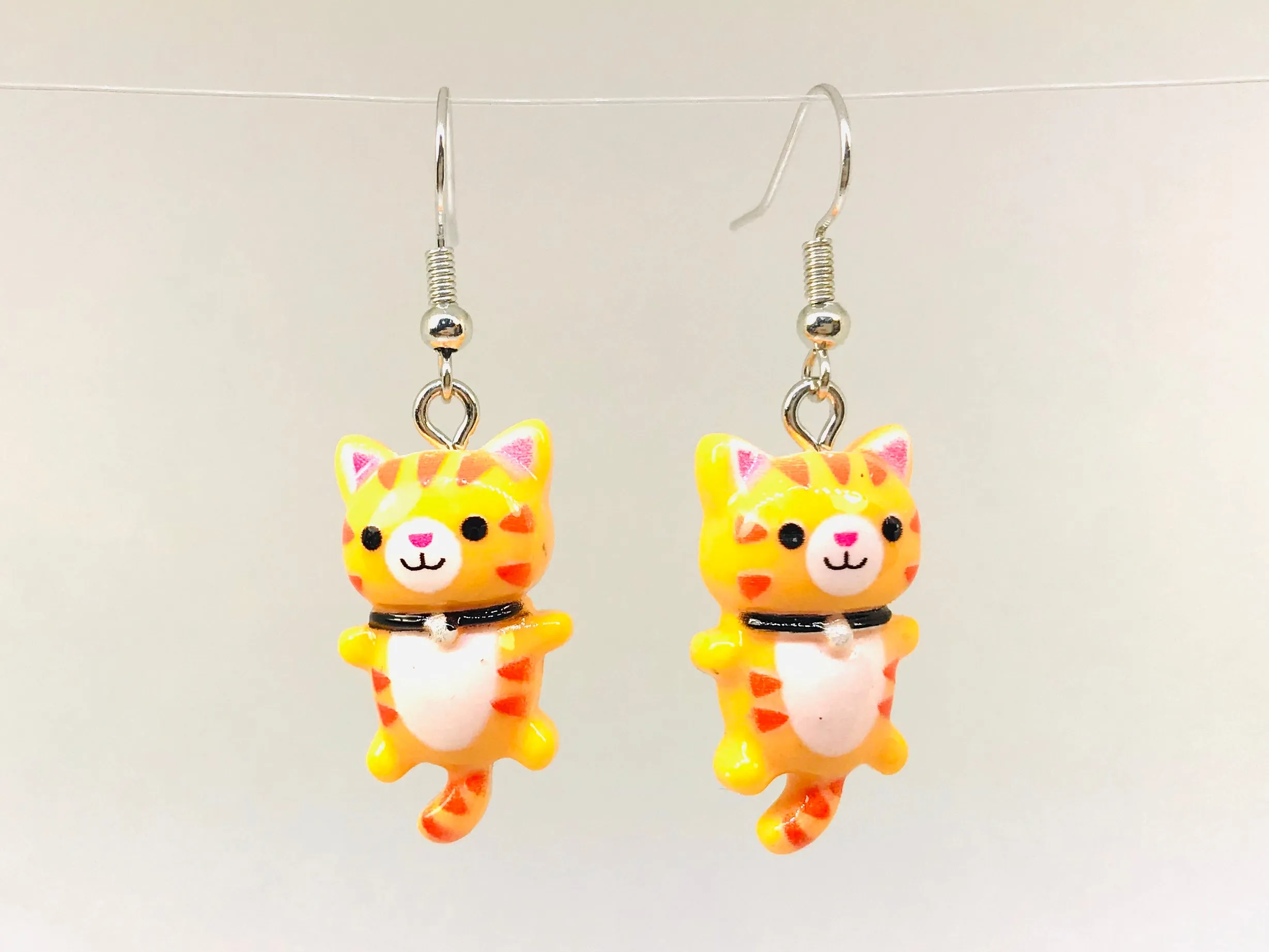 Ginger Cat Earrings