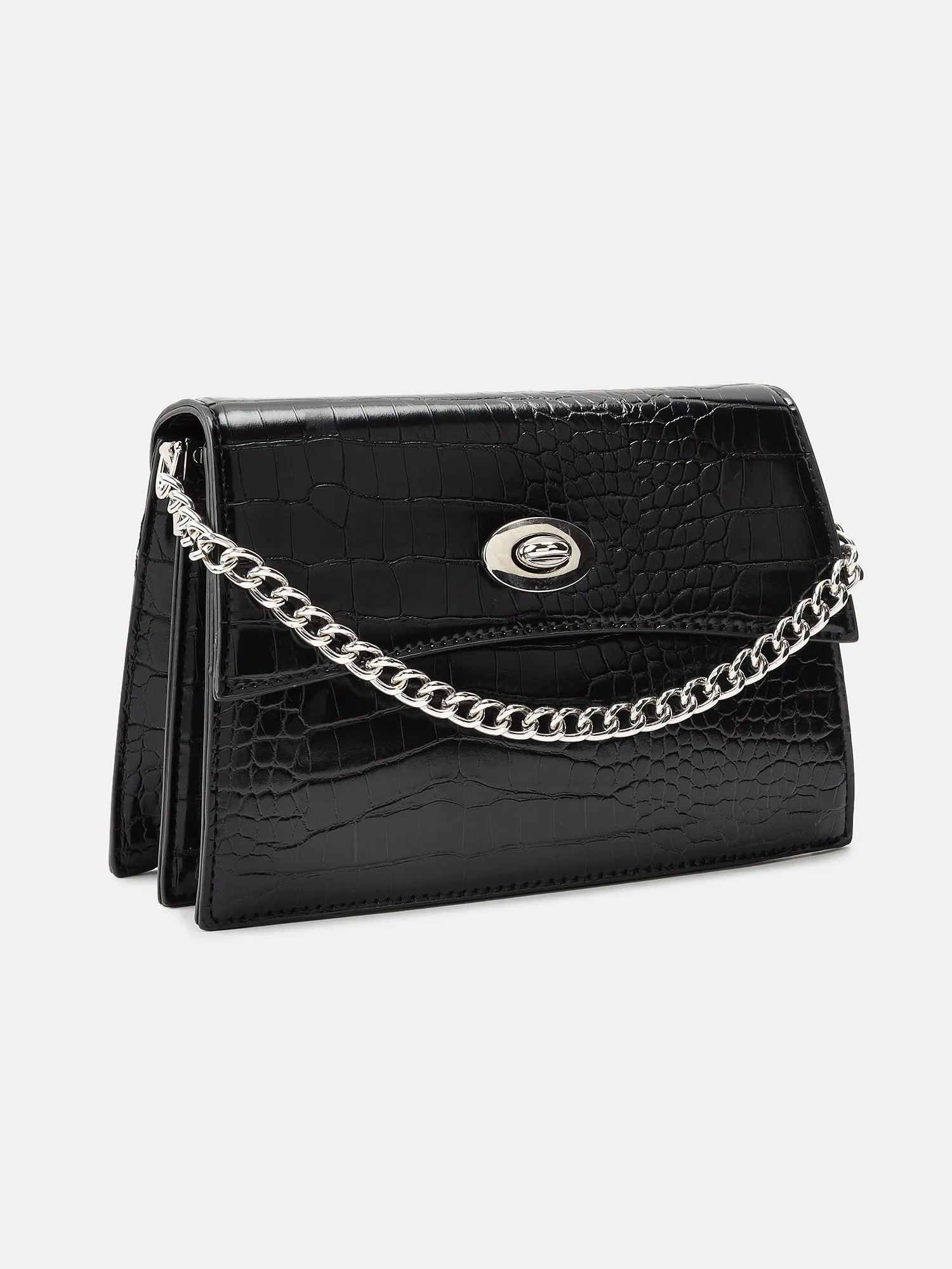 Grace Of Elegance In This Textured Sling Bag