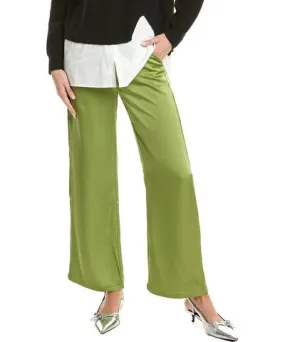 Gracia Satin Wide Leg Dress Pant