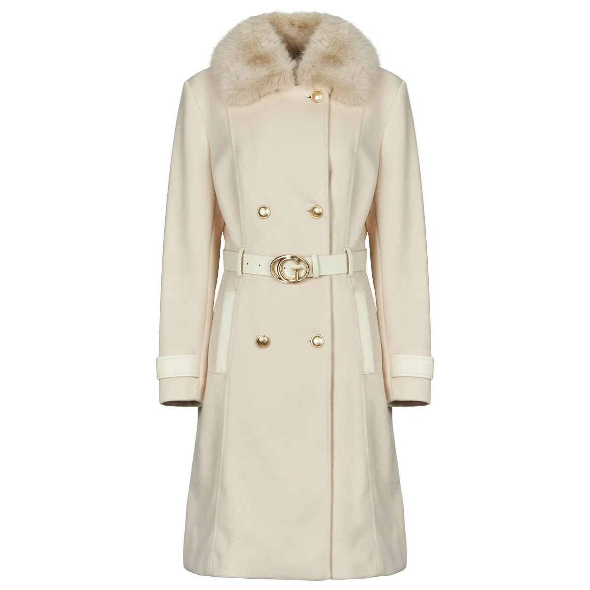 Guess - AMELIA DOUBLE BREAST BELT COAT