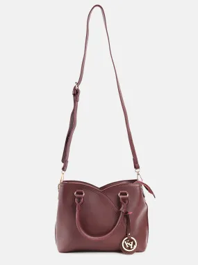 Handbag With Hand Held & Shoulder Strap Attached