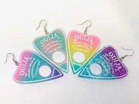 Heart Ouija Acrylic Earrings