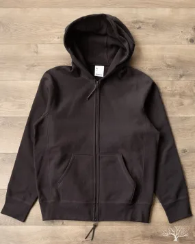 Heavyweight Zip Hoody - Black