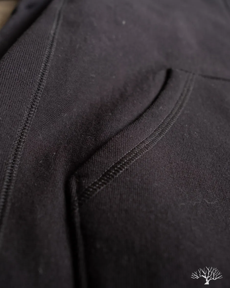 Heavyweight Zip Hoody - Black