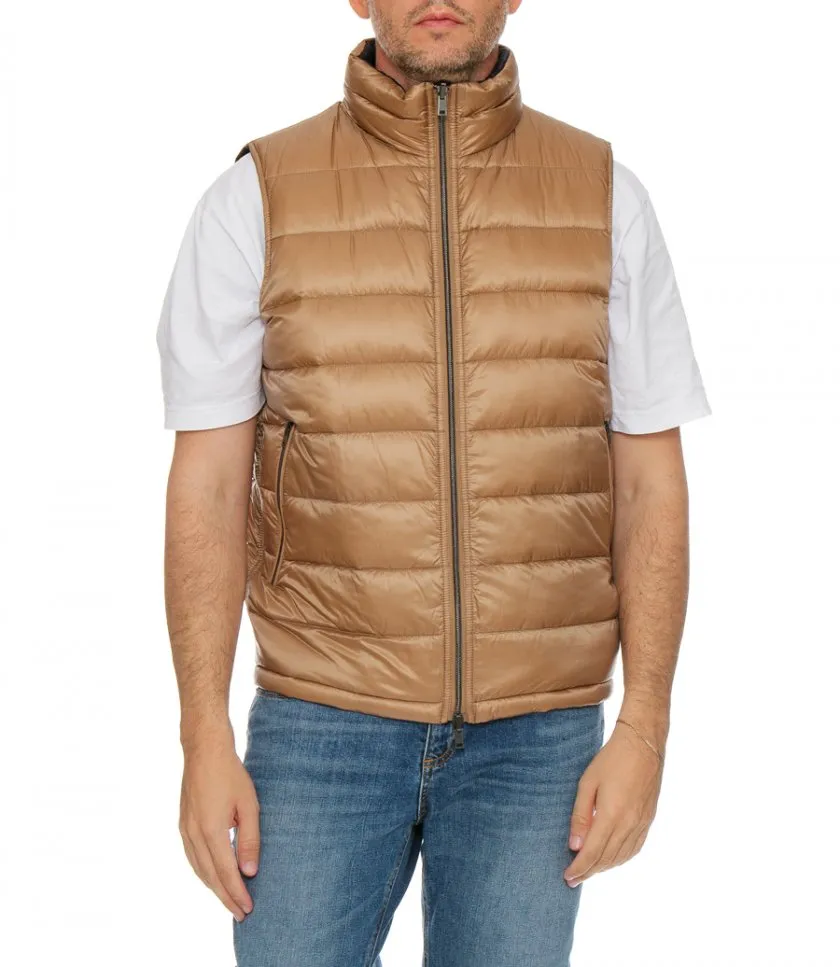 HERNOREVERSIBLE NYLON ULTRALIGHT WAISTCOAT