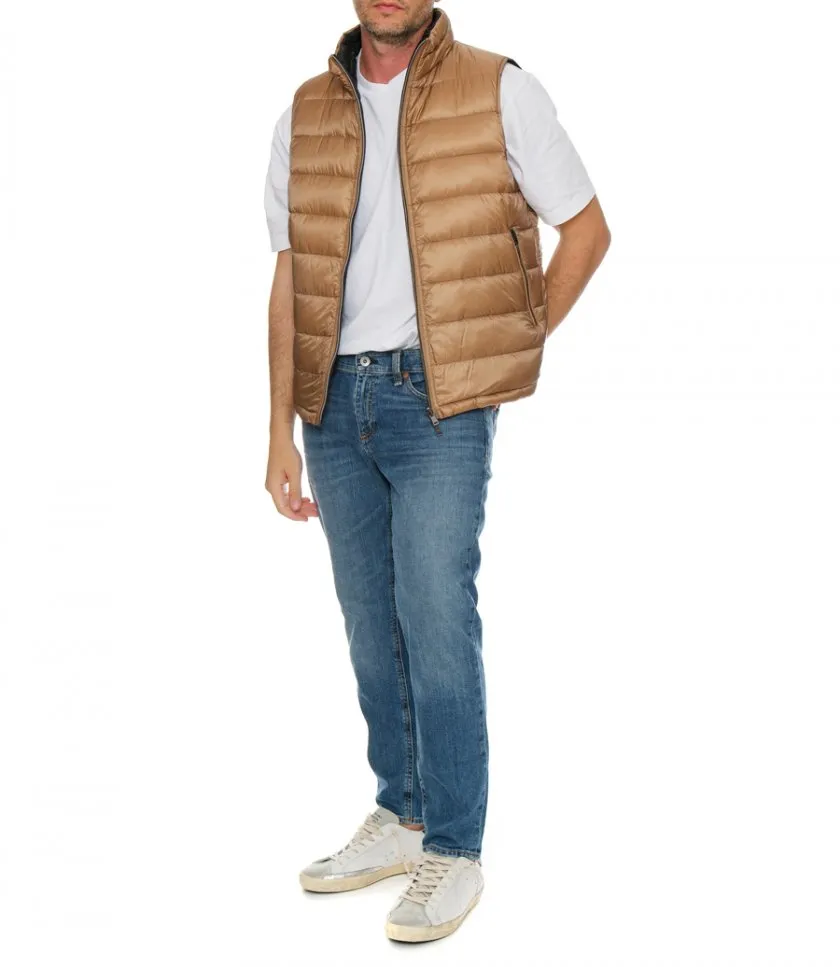 HERNOREVERSIBLE NYLON ULTRALIGHT WAISTCOAT