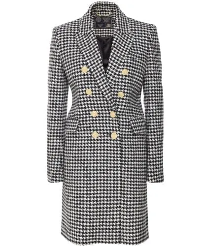 Holland Cooper Knightsbridge Houndstooth Coat | Jules B