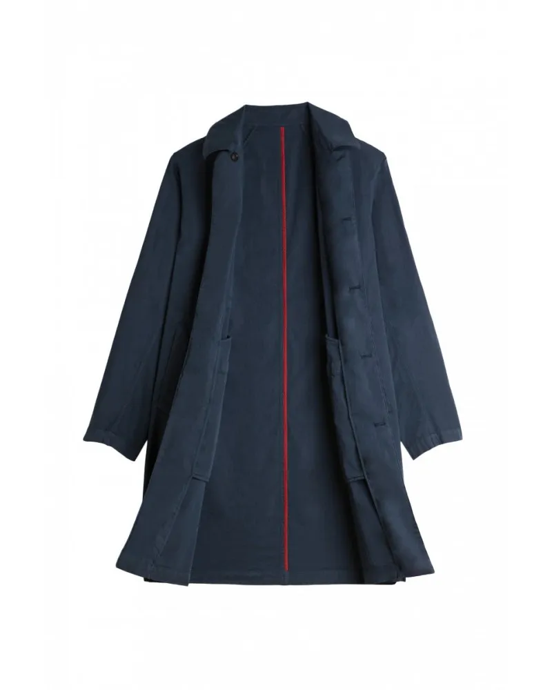 Homecore - Trench Galil Coat - Indigo Blue