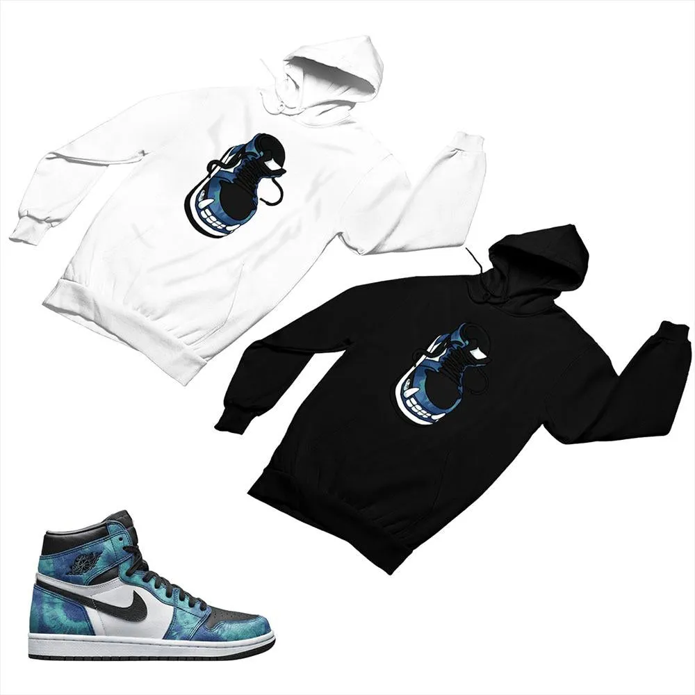 Jordan 1 Tie-Dye Matching Custom Designed Hoodies JD 1-69-12