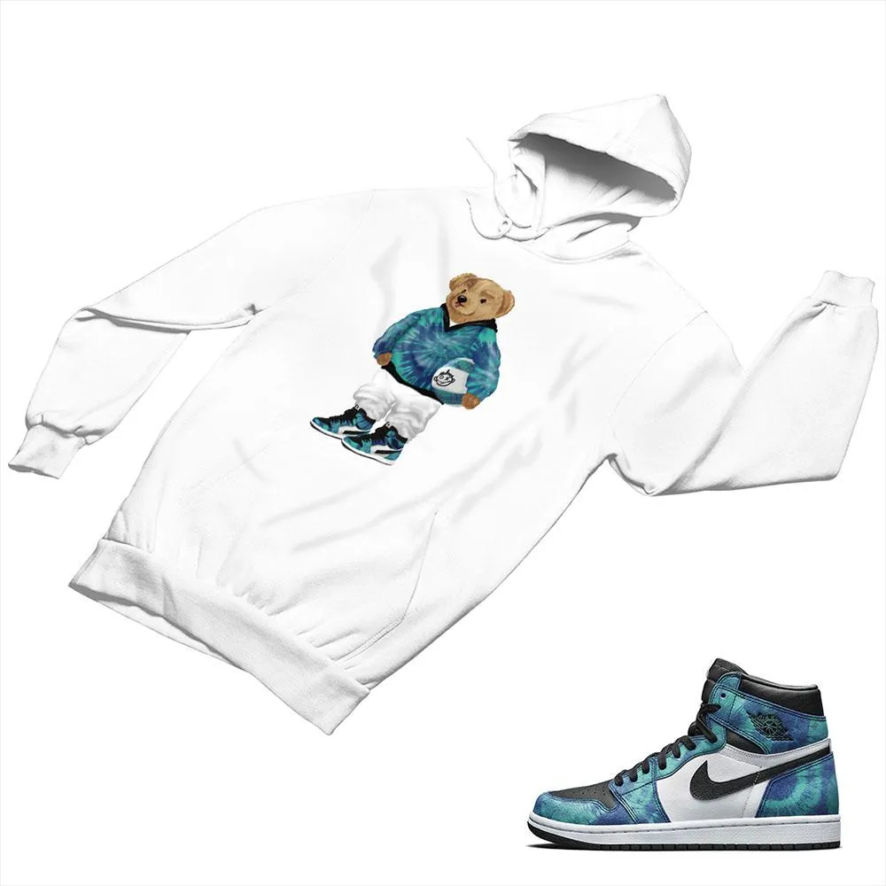 Jordan 1 Tie-Dye Matching Custom Designed Hoodies JD 1-69-18