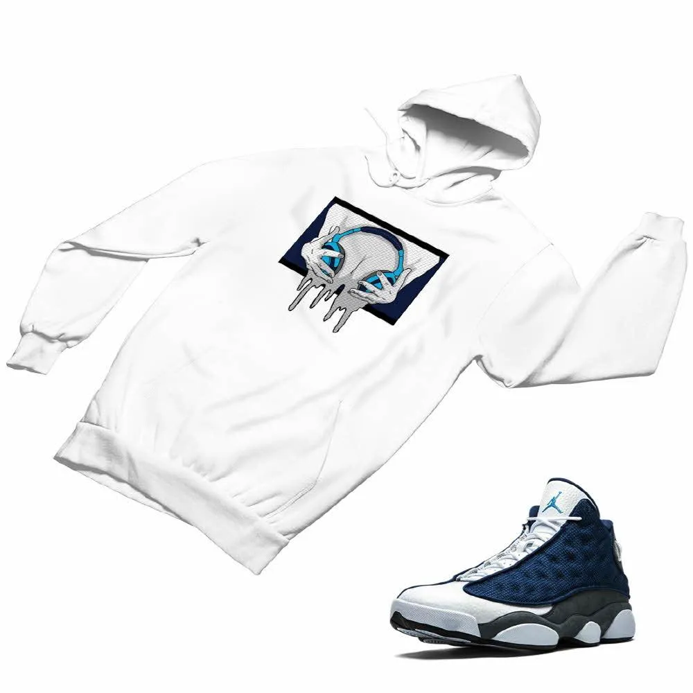 Jordan 13 flint grey Matching Custom Designed Hoodies JD 13-18-3