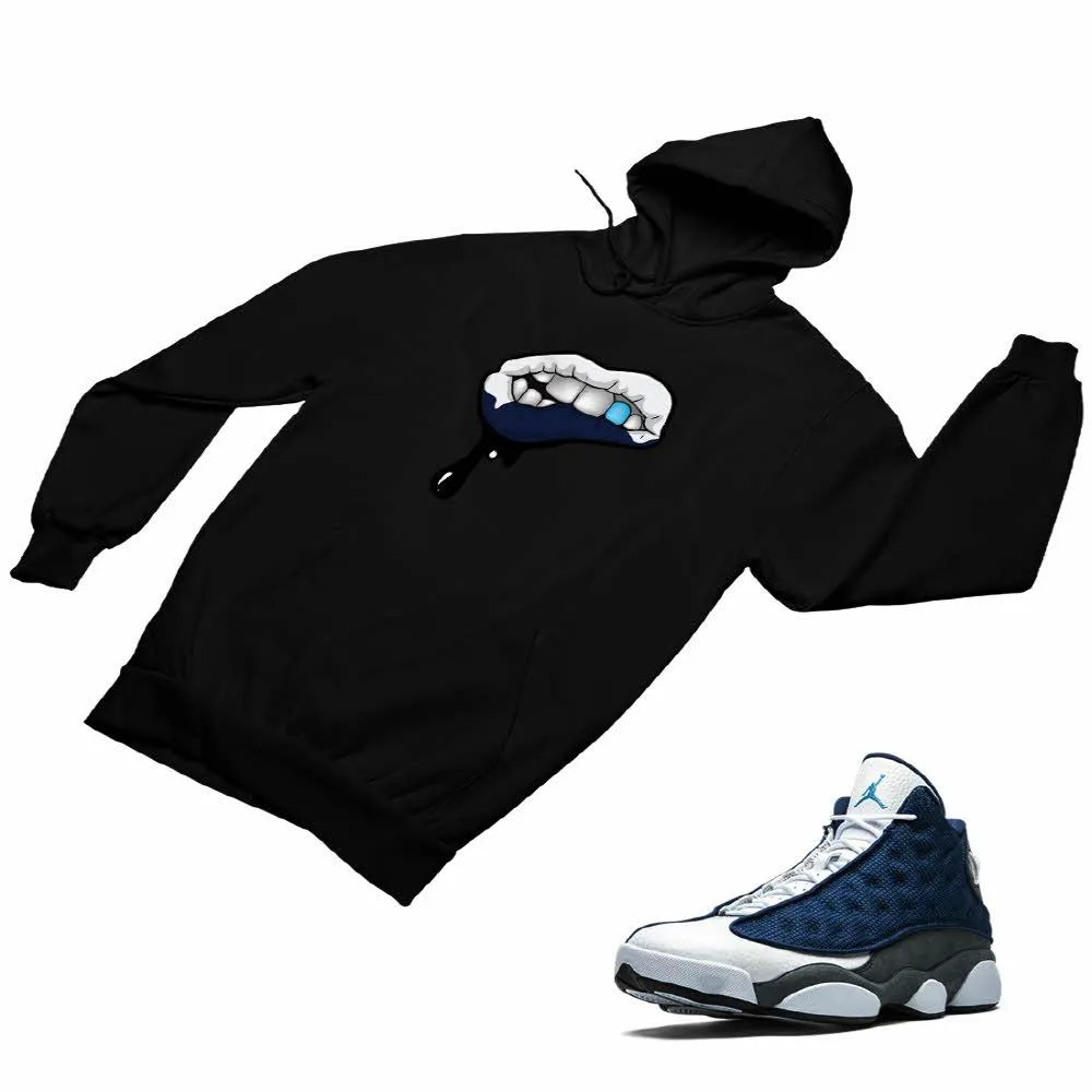 Jordan 13 flint grey Matching Custom Designed Hoodies JD 13-18-9