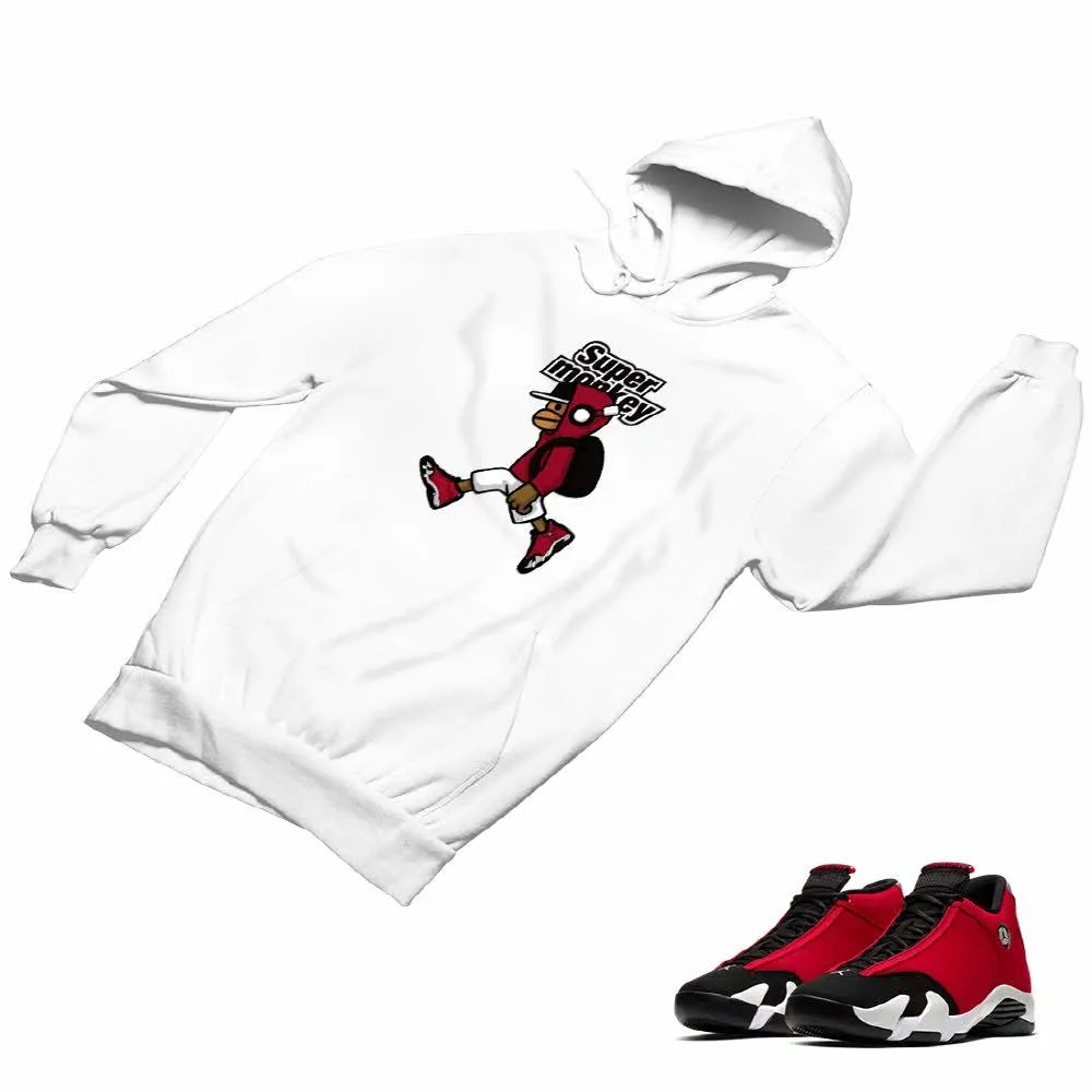 Jordan 14 Retro Gym Red Matching Custom Designed Hoodies JD 14-7-14